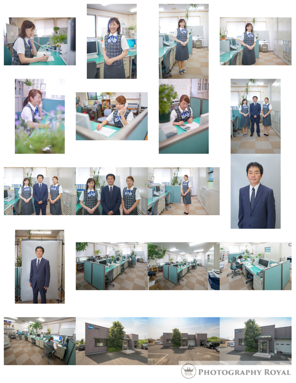 会社案内・会社概要素材撮影｜仙台市太白区写真撮影のロイヤル