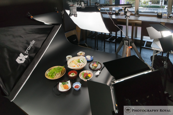 料理撮影の実際|出張撮影　写真撮影のロイヤル