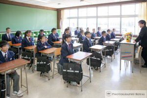 学校行事の写真撮影の一例（中学校）