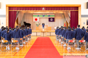 学校行事の写真撮影の一例（中学校）