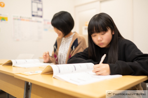 学習塾の写真撮影の一例