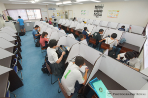 学習塾の写真撮影の一例