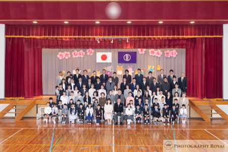 学校行事の写真撮影の一例（小学校）